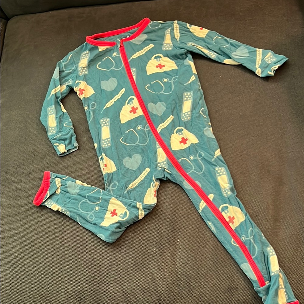 Footless kickee pants pajamas 18-24m